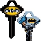 Schlage Batman Variant 1 House Key 2 Sided Design