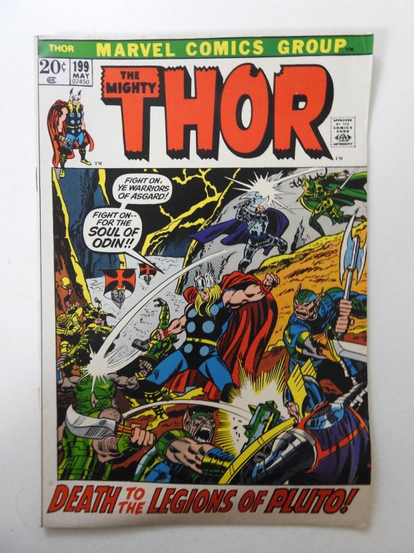 Thor #199 (1972) VG Condition! Rust on bottom staple