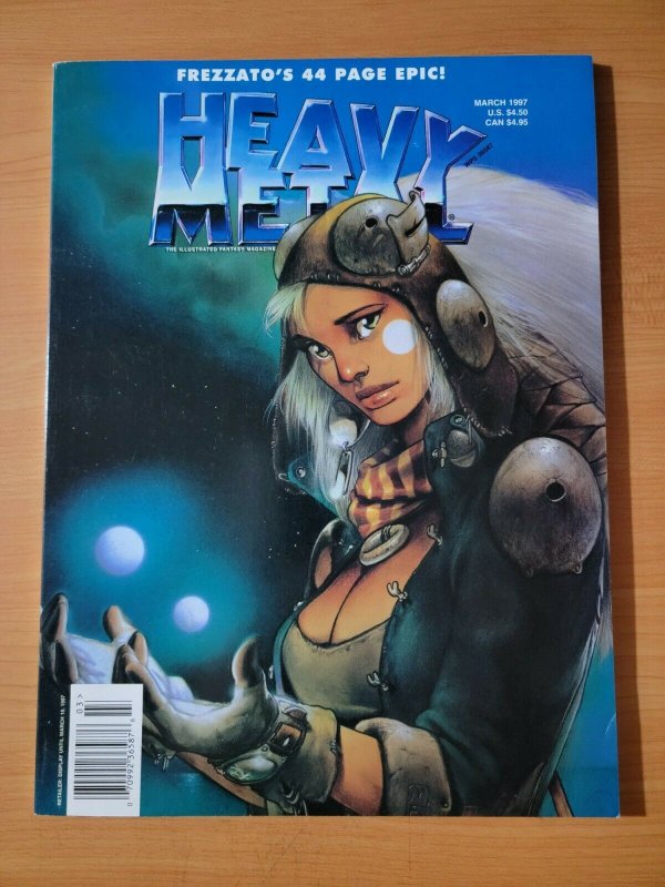 Heavy Metal Magazine March 1997 ~ NEAR MINT NM ~ illustrated Magazine