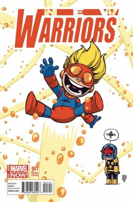 New Warriors #1 Young Variant Comic Book 2016 - Marvel