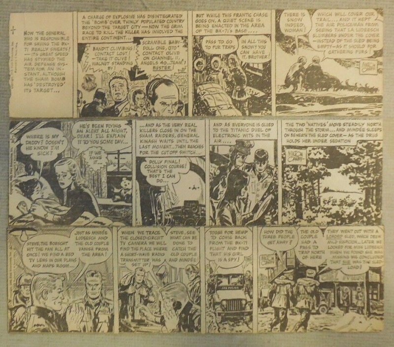 (314) Steve Canyon Dailies by Milton Caniff  from 1960 Complete Year !