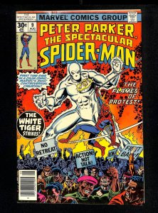 Spectacular Spider-Man #9 FN- 5.5 1st White Tiger!