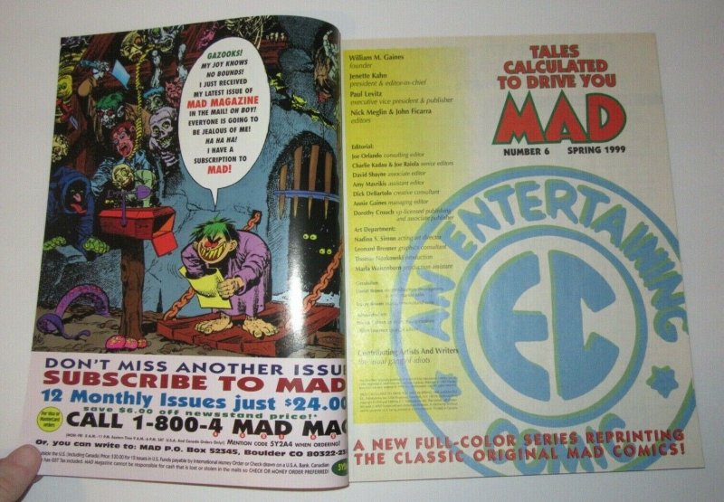 Tales Calculated To Drive You Mad #6 Spring 1999 EC Comics Magazine VF/NM