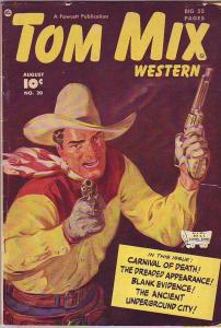 Tom Mix Western #20 (Aug-49) VG Affordable-Grade Tom Mix