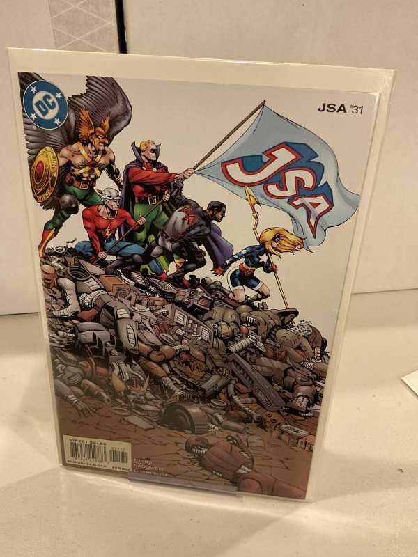 JSA #31  2002  9.0 (our highest grade)  Geoff Johns!