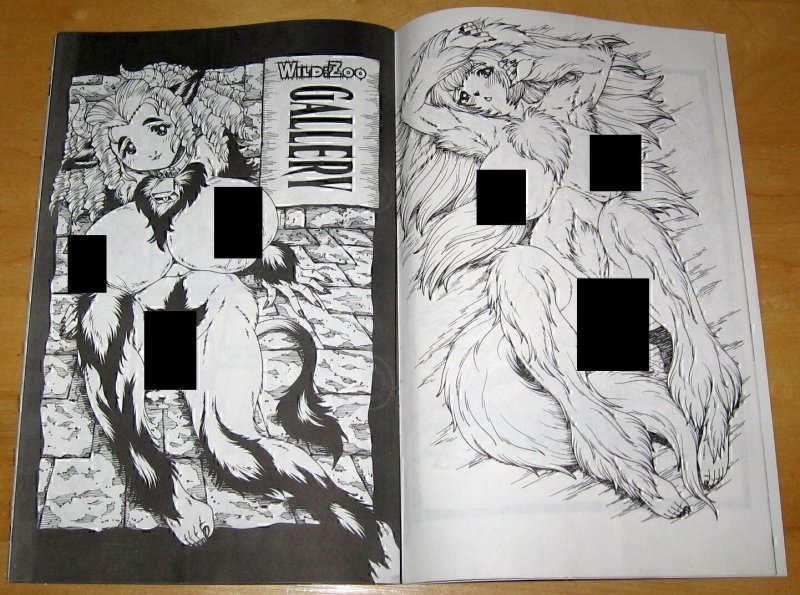 Bundle of Wild Zoo comics. 8 issues. Furry/anthro comic.