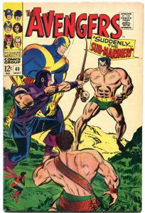 THE AVENGERS #40 1967 comic book CAPTAIN AMERICA NAMOR MARVEL fn/vf