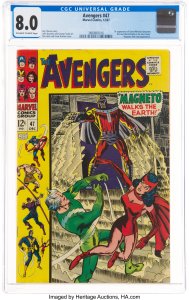 The Avengers #47 (1967) CGC Graded 8.0