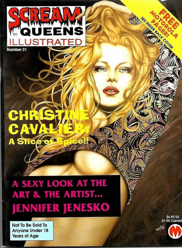 Scream Queens Illustrated Issue #21 FN ; Market Square | Christine Cavalier