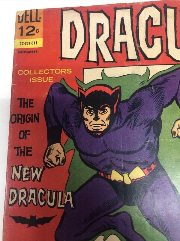 Dracula (1966) # 2 Silver Age • Dell Comics • The Origin Of The New Dracula