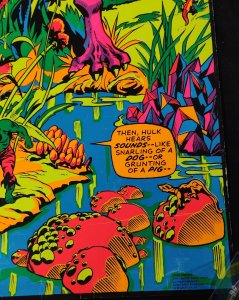 1971 Third Eye #4020 Ronnkk HULK 21.5 x 33 Black Light Poster