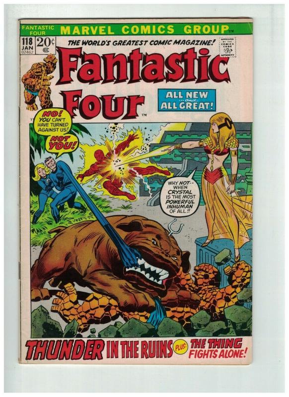 FANTASTIC FOUR 118 VG Jan 1971