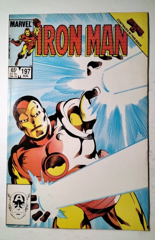 Iron Man #197 (1985) Marvel Comic Book J757