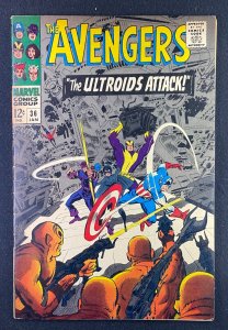 Avengers (1963) #36 FN (6.0) Black Widow Hawkeye Don Heck