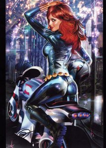 Greg Horn Black Widow 11 x 17 art print SIGNED