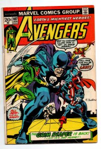 Avengers #107 - Captain America - Iron Man - Grim Reaper - 1972 - VG