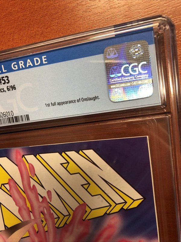 X-Men #53 (1996) (CGC 9.8 WP) 1st Full App Of Onslaught