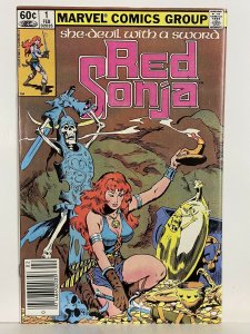 Red Sonja #1 She Devil With A Sword Marvel Comics NEWSSTAND NM 1982