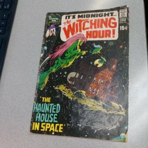 WITCHING HOUR 14 Bronze Age Dc  1971 AL WILLIAMSON NEAL ADAMS horror scifi COVER