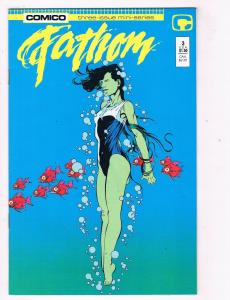 Fathom #3 VF Comico Comics Copper Age Comic Book July 1987 DE41 AD18