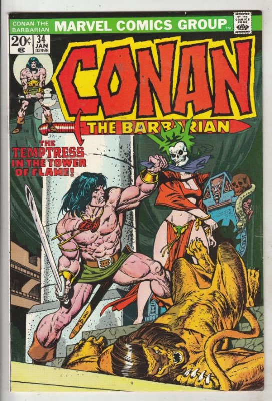 Conan the Barbarian #34 (Jan-74) NM- High-Grade Conan the Barbarian