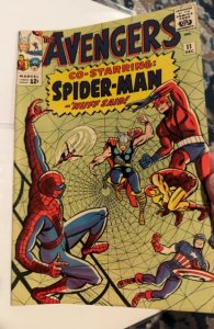 The Avengers #11 (1964)earliest spidery crossover VF higher grade