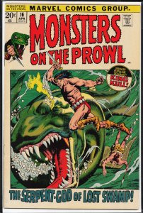 Monsters on the Prowl #16 (1972) Kull [Key Issue]