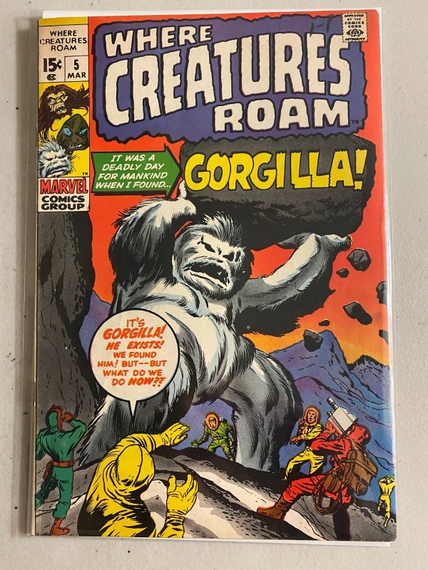 Where Creatures Roam #5 Marvel (6.0 FN) (1971)