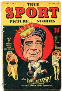 True Sport Picture Stories Vol 4 #7 1948-Jersey Joe Walcott-Bowling G/VG