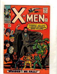 (Uncanny) X-Men # 22 VF Marvel Comic Book Angel Beast Cyclops Jean Grey JF15