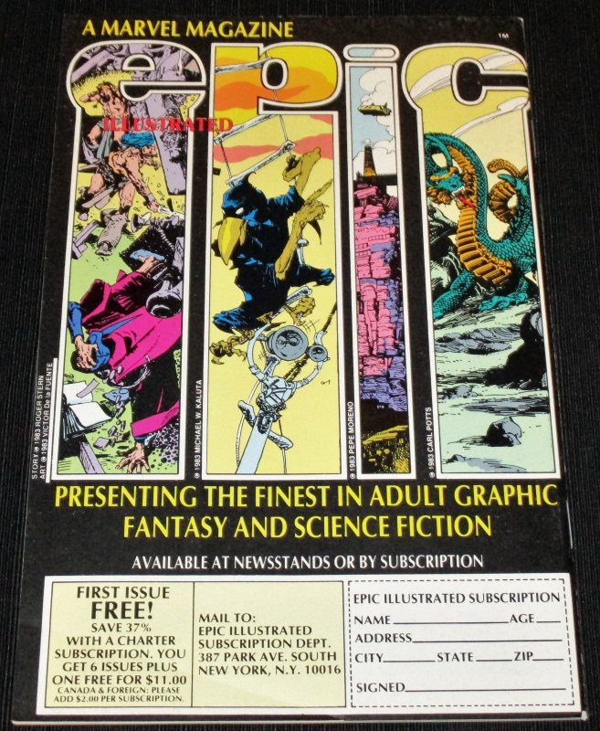 Amazing High Adventure #1 (1984)