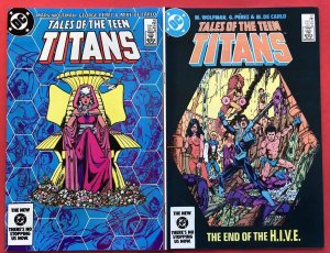 Tales of the New Teen Titans #41-43,45-51,53,54,64,78,79 + Annual #3 No #44