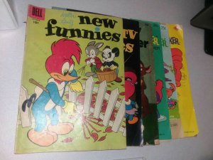 Woody Woodpecker 6 Issue Silver Bronze Age Comics Lot Run Set cartoon collection