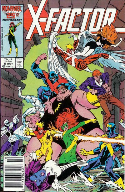 X-Factor #9 (Newsstand) VG; Marvel | low grade comic - save on shipping - detail