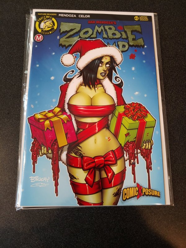 ZOMBIE TRAMP ONGOING #42 EXCLUSIVE BILL MCKAY COMICXPOSURE HOLIDAY VARIANT