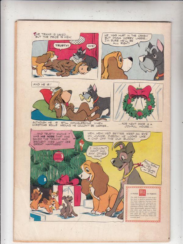 Four Color #629 (May-55) FN+ Mid-Grade Lady, Tramp
