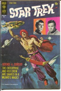 Star Trek #810 1971-Gold Key-Science Vs Sorcery-TV series-VG