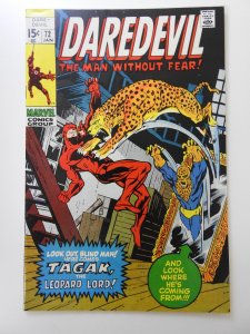Daredevil #72 (1971) vs Tagak The Leopard Lord! Beautiful VF+ Condition!