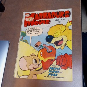 Marmaduke Mouse #31 July 1952 Quality Comics “Pudd” Backup Feature Golden Age...