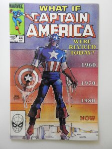 What If? #44 Direct Edition (1984) Cap Revived Today? Sharp VF-NM Condition!