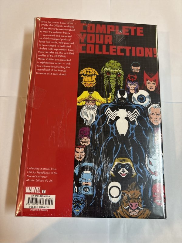 Official Handbook of the Marvel Universe Master Edition Omnibus Vol 2 (Sealed)