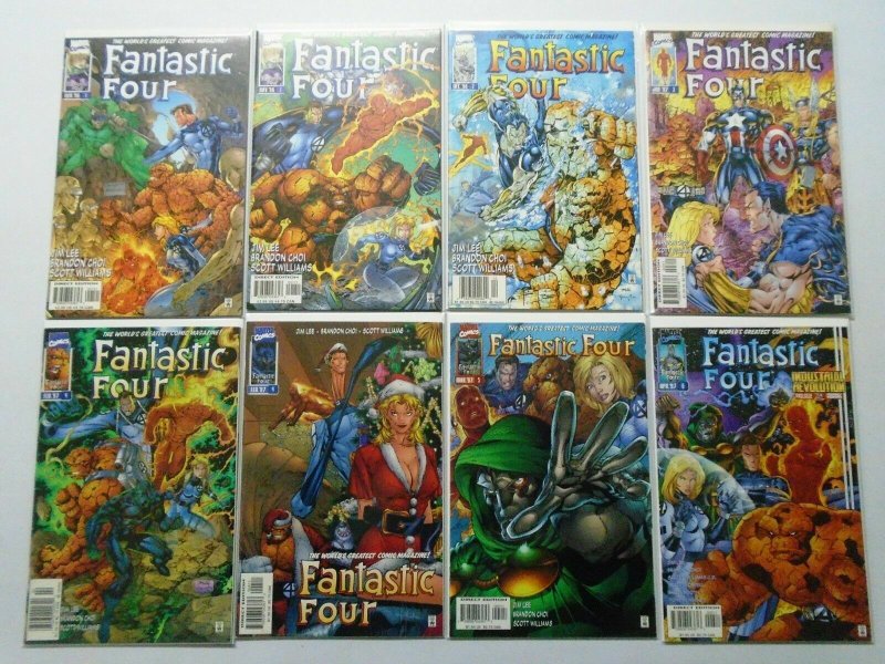 Fantastic Four (2nd series) run:#1-12 2 variants 14 different 8.0 VF (1996) 