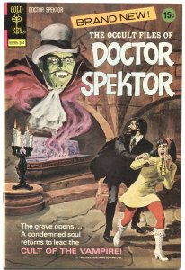 OCCULT FILES OF DOCTOR SPEKTOR #1--1973--VAMPIRE HORROR ISSUE--GOLD KEY--RARE