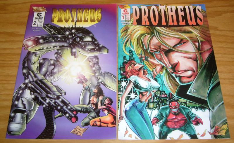 Mike Deodato's Protheus #1-2 VF/NM complete series - caliber comics - julio braz