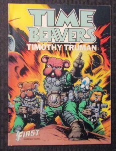 1985 TIME BEAVERS Graphic Novel by Tim TruSC VF- 7.5 First