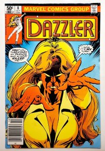 Dazzler #8 Newsstand (Oct 1981, Marvel) 3.0 G/VG