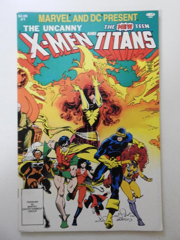 Marvel and DC Present featuring The Uncanny X-Men & The New Teen Titans VF Cond!