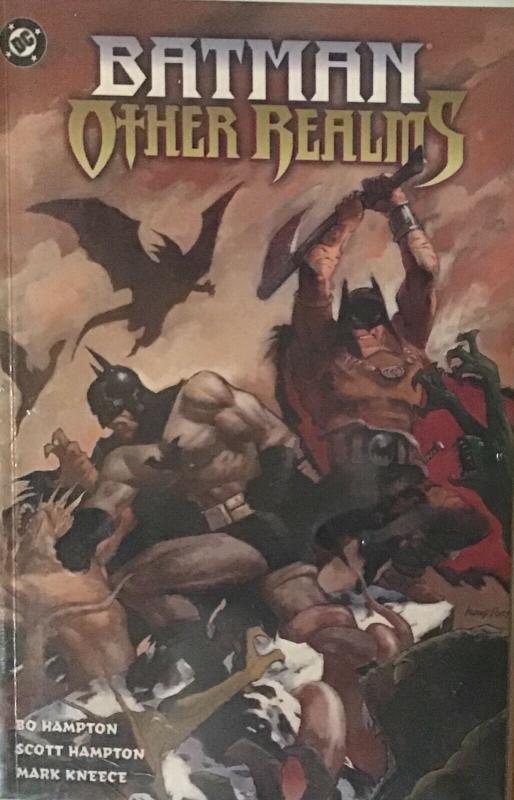 BATMAN DC 4 TRADE PAPERBACKS;OTHER REALMS,GRENDEL,THE ABDUCTION ALL VF/NM 