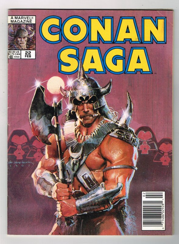 Conan Saga #22 (1989)  NEWSSTAND COPY