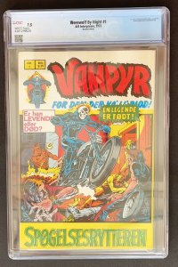 Marvel Spotlight #5 CGC 7.5 Foreign Danish Edition Werewolf by Night #1 1972